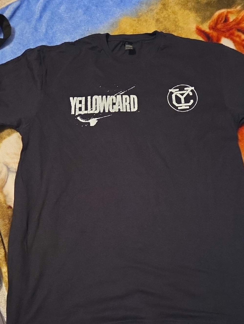 Gildan Black Yellowcard Graphic Tee - Official Tour Warehouse Merch